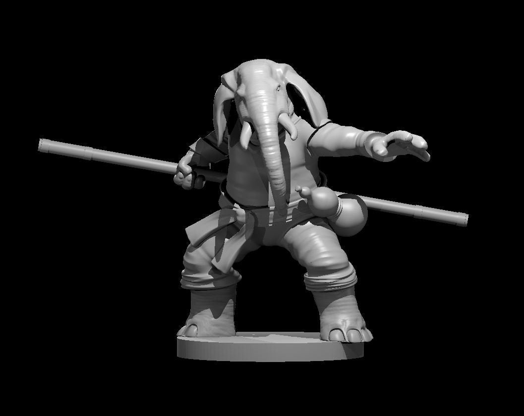 Loxodon Monk Miniature