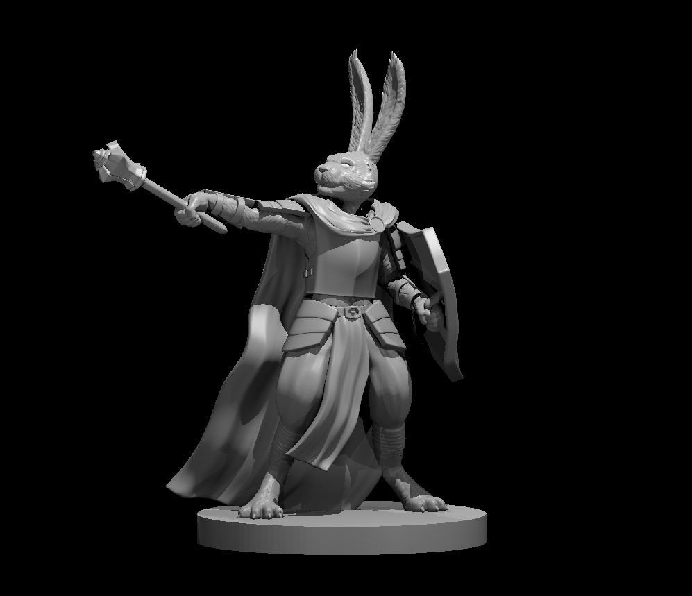 Harengon Cleric Miniature