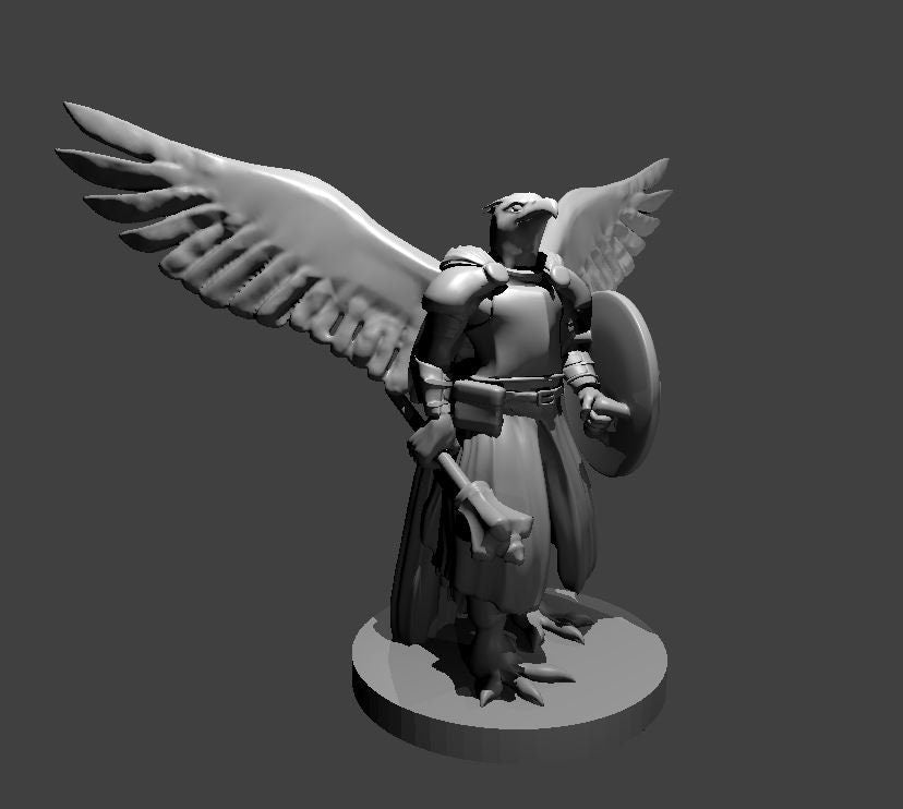 Aarakocra Cleric Miniature