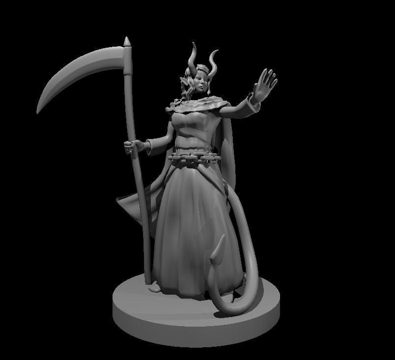 Tiefling Cleric Miniature