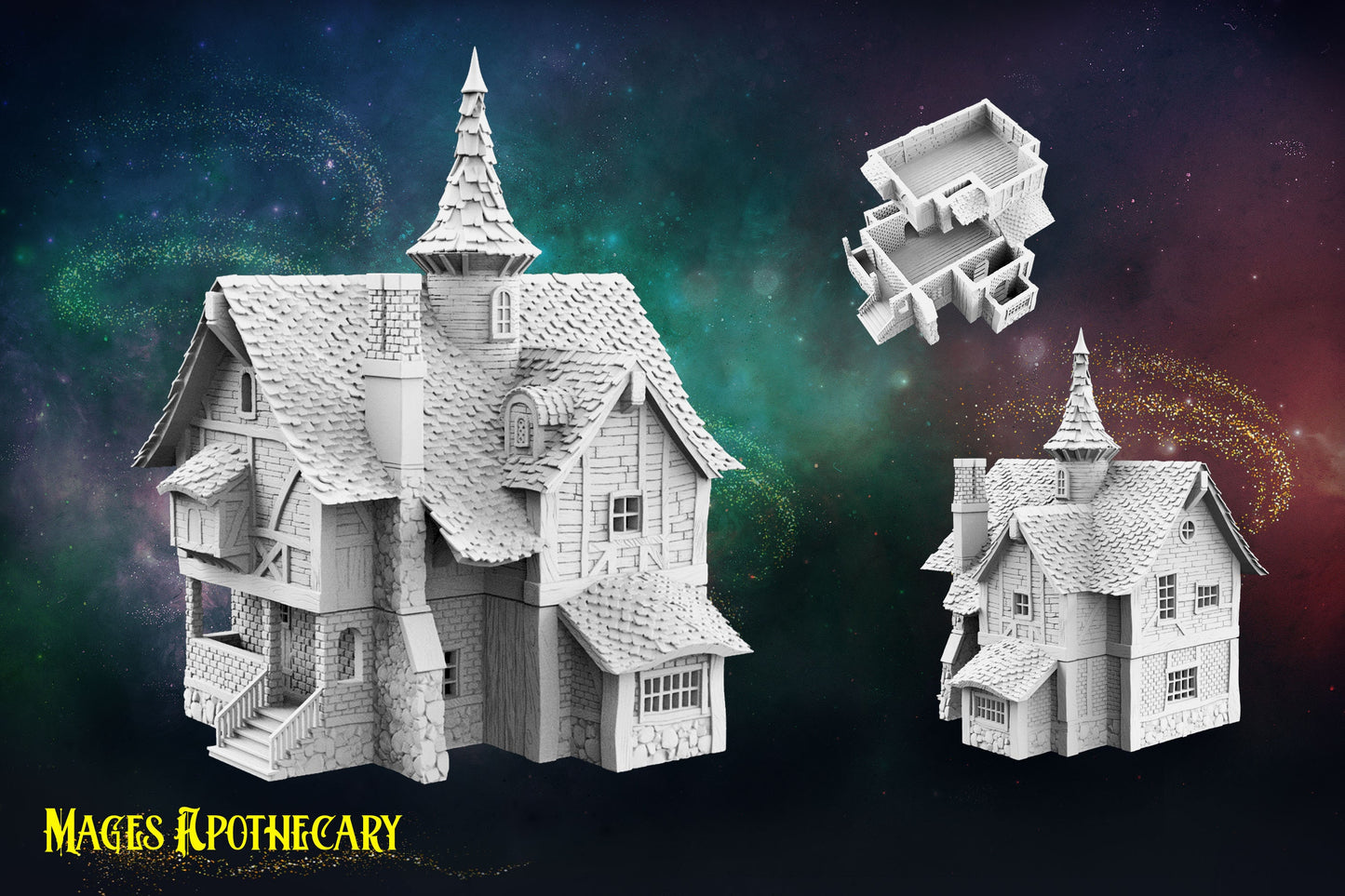 3D Printed Apothecary with Playable interior