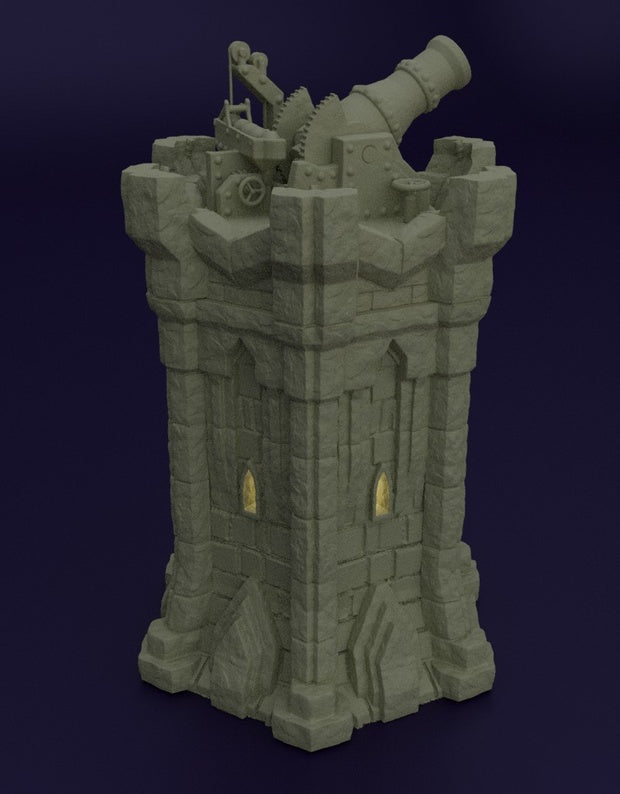 Dwarf Bombard Tower Unpainted