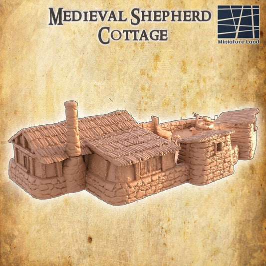 Medieval Shepherd Cottage Unpainted