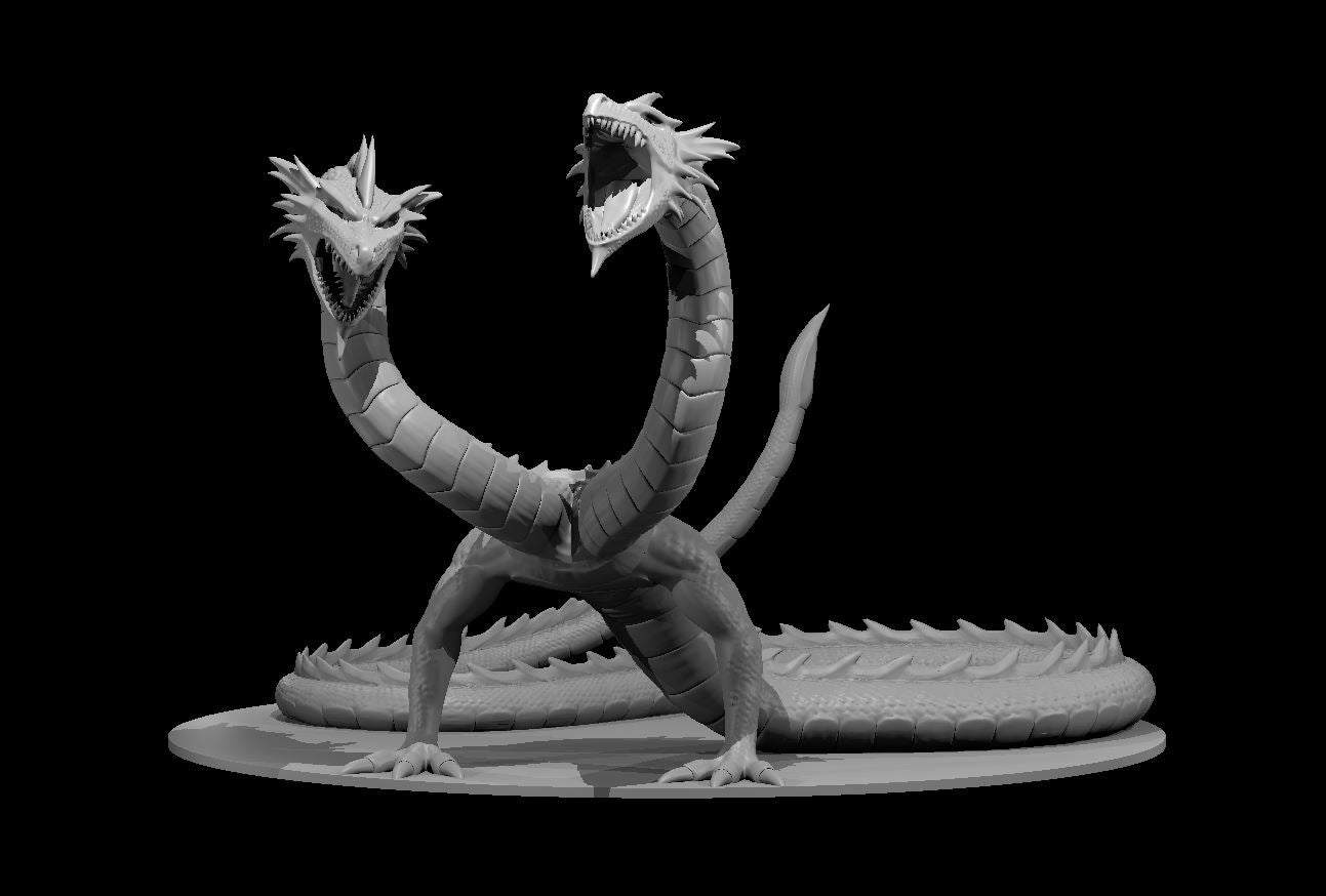 Tarn Linnorm miniature model for D&D - Dungeons and Dragons, Pathfinder and Tabletop RPGs