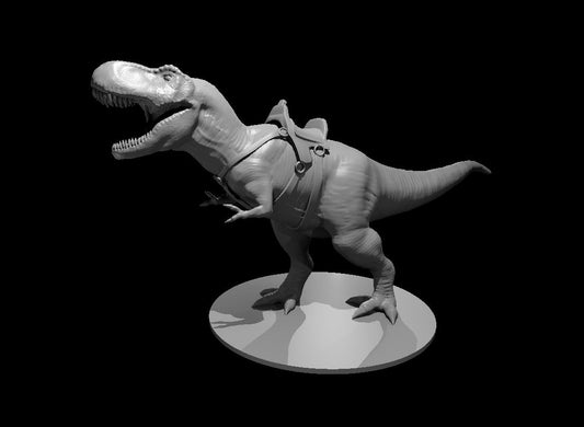 Tyrannosaurus Rex Mount miniature model for D&D - Dungeons and Dragons, Pathfinder and Tabletop RPGs