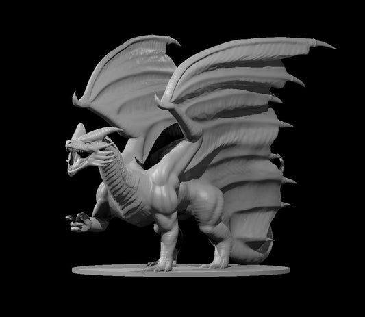 Adult Copper Dragon miniature model for D&D - Dungeons and Dragons, Pathfinder and Tabletop RPGs