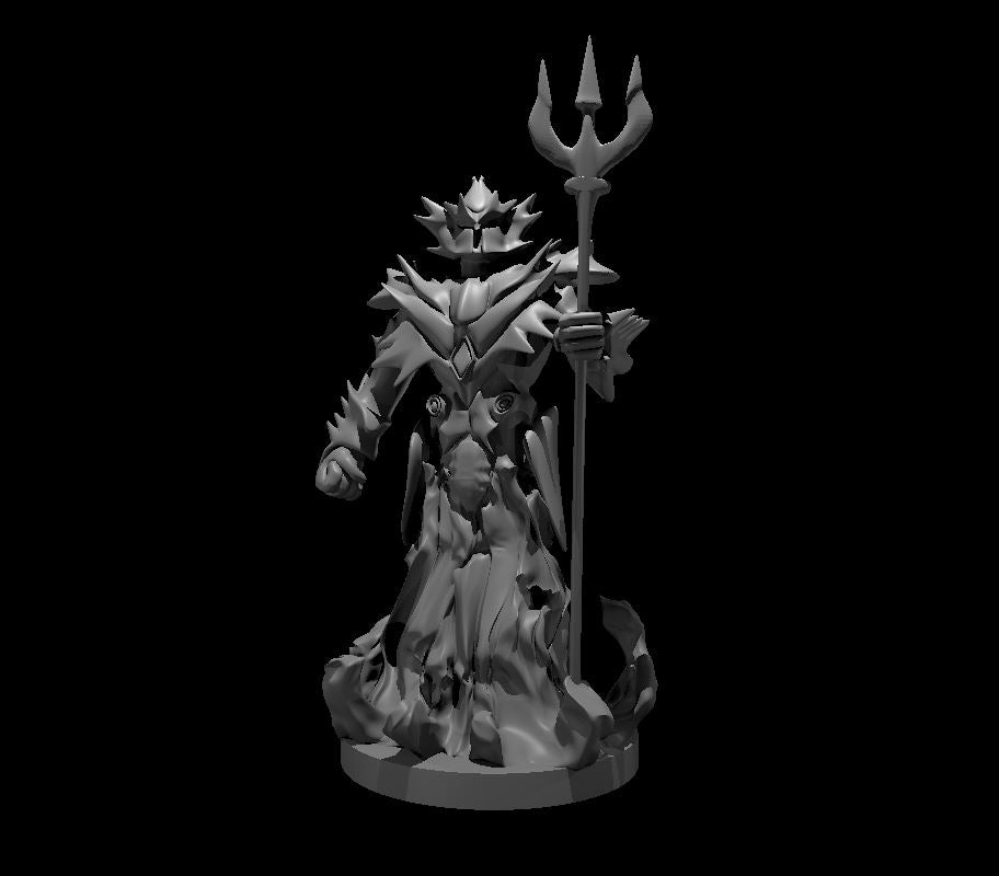 Water Elemental Myrmidon miniature model for D&D - Dungeons and Dragons, Pathfinder and Tabletop RPGs