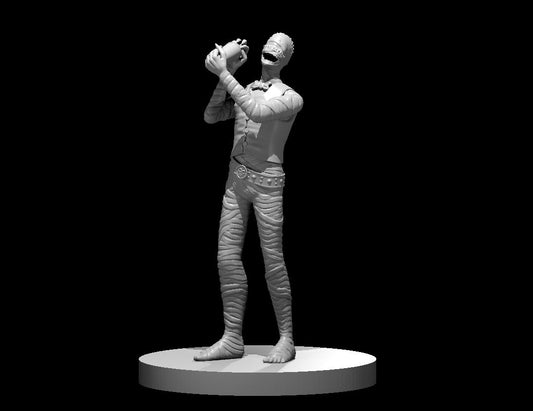 Mummy Bartender miniature model for D&D - Dungeons and Dragons, Pathfinder and Tabletop RPGs