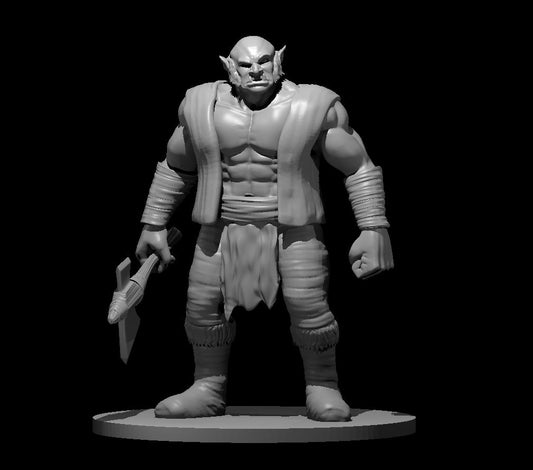 Half Ogre miniature model for D&D - Dungeons and Dragons, Pathfinder and Tabletop RPGs