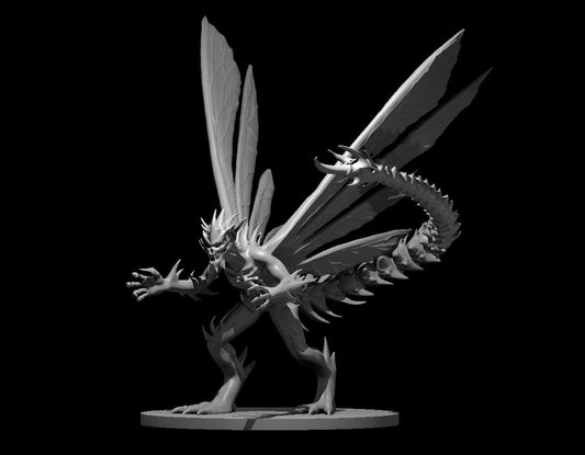 Bone Devil miniature model for D&D - Dungeons and Dragons, Pathfinder and Tabletop RPGs