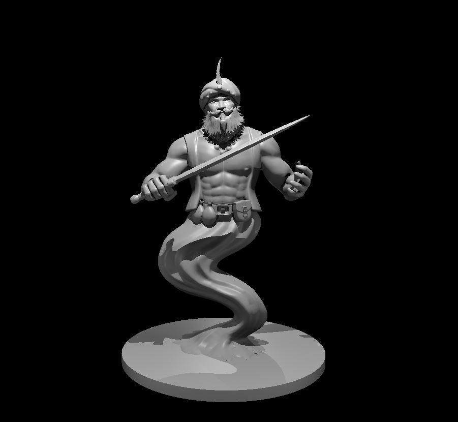 Djinni miniature model for D&D - Dungeons and Dragons, Pathfinder and Tabletop RPGs