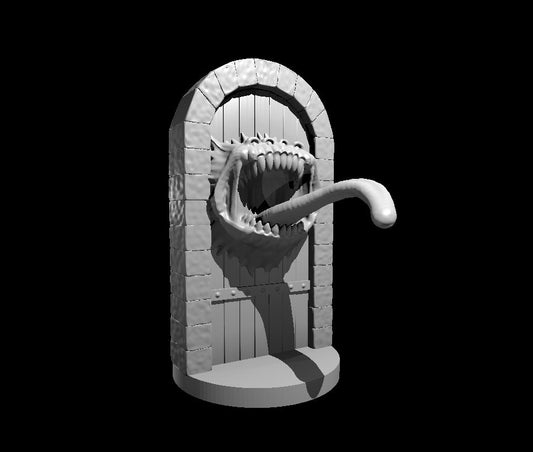 Door Mimic miniature model for D&D - Dungeons and Dragons, Pathfinder and Tabletop RPGs