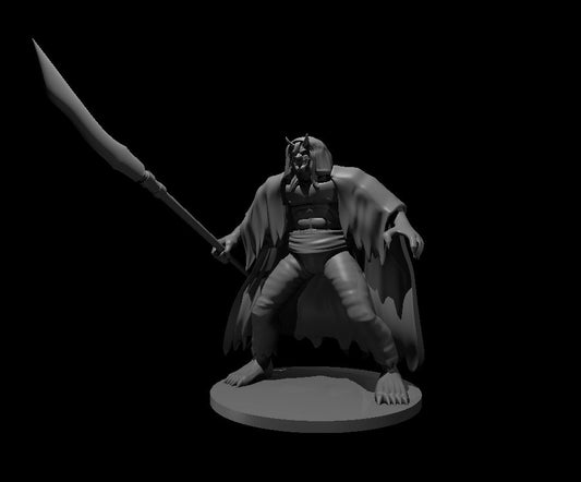 Onie with a Glaive miniature model for D&D - Dungeons and Dragons, Pathfinder and Tabletop RPGs