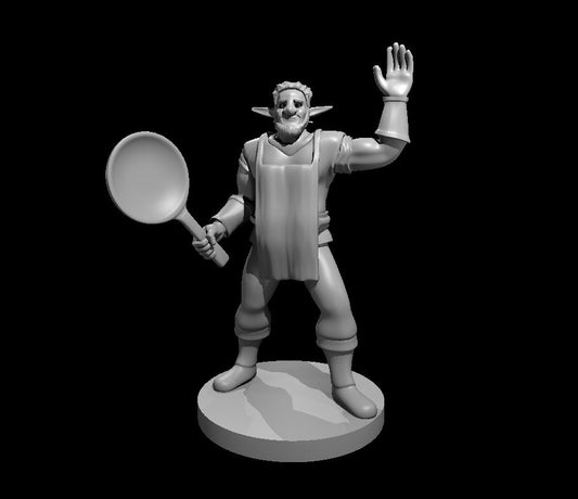 Firbolg Chef miniature model for D&D - Dungeons and Dragons, Pathfinder and Tabletop RPGs