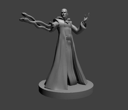Yuan Ti Malison Spellcaster miniature model for D&D - Dungeons and Dragons, Pathfinder and Tabletop RPGs