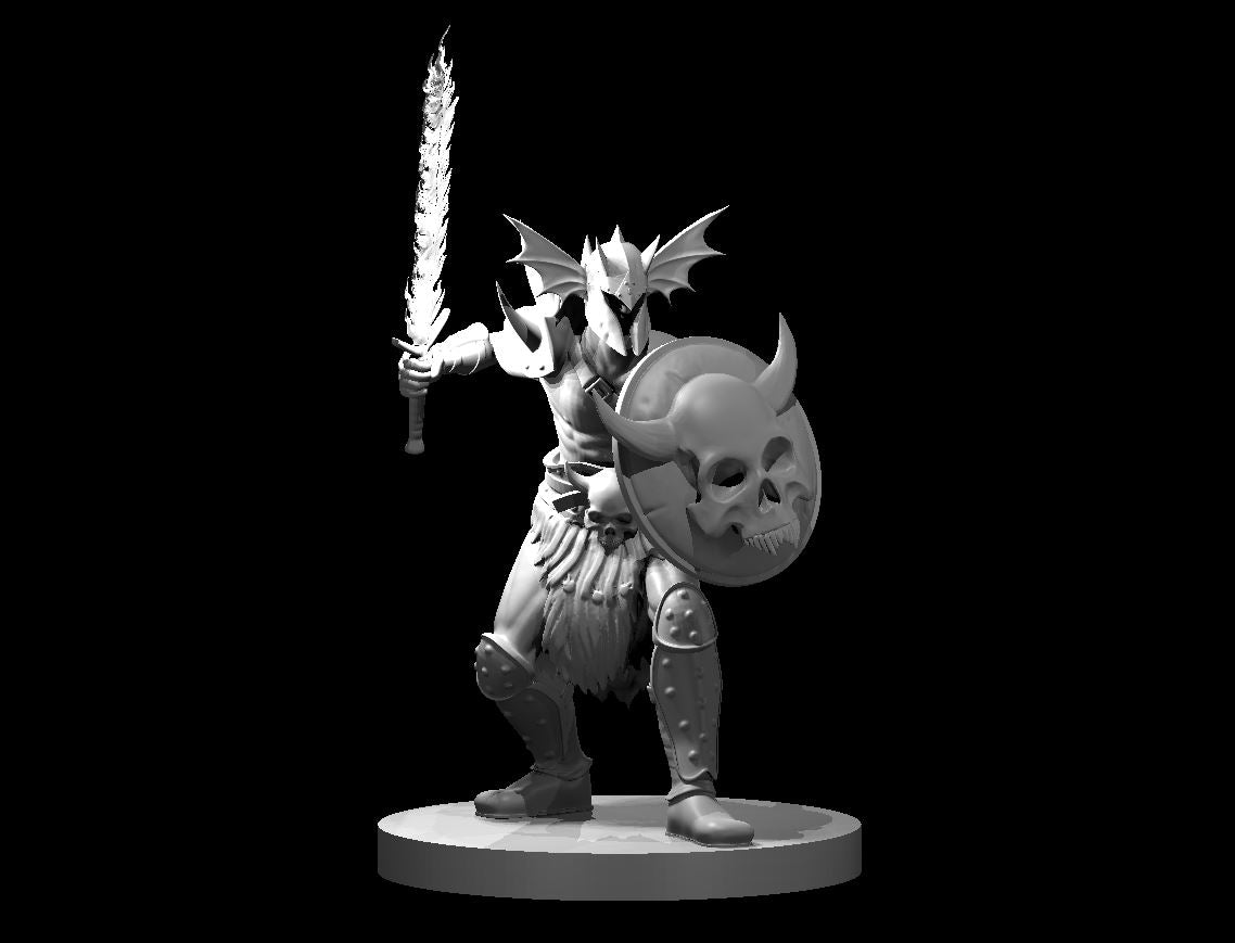 Warduke miniature model for D&D - Dungeons and Dragons, Pathfinder and Tabletop RPGs