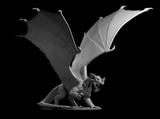 Blue Dragon Ancient miniature model for D&D - Dungeons and Dragons, Pathfinder and Tabletop RPGs