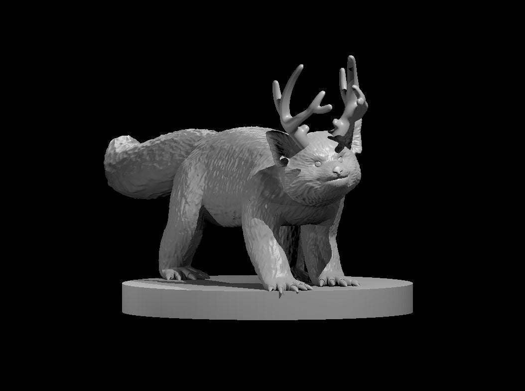 Pandalope miniature model for D&D - Dungeons and Dragons, Pathfinder and Tabletop RPGs