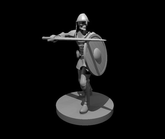 Sword Wraith Warrior miniature model for D&D - Dungeons and Dragons, Pathfinder and Tabletop RPGs