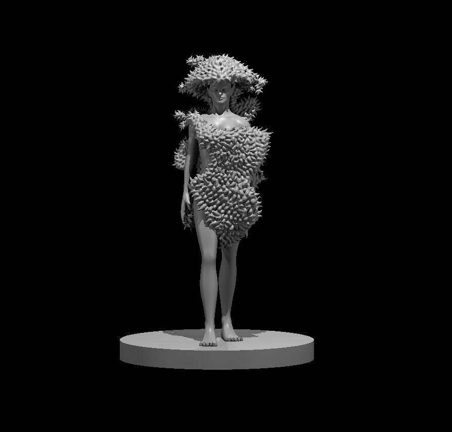 Dryad miniature model for D&D - Dungeons and Dragons, Pathfinder and Tabletop RPGs