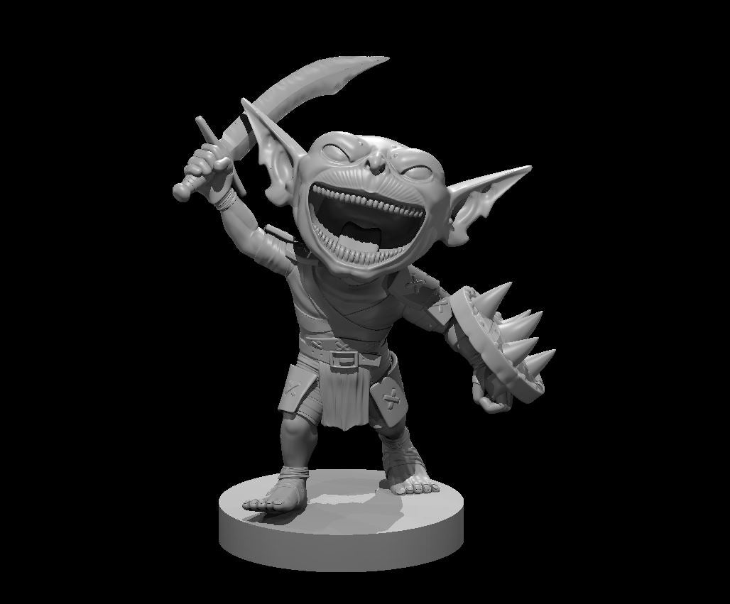 Pathfinder Goblin Melee miniature model for D&D - Dungeons and Dragons, Pathfinder and Tabletop RPGs