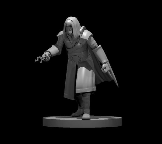 Warforged Assassin with lockpick miniature model for D&D - Dungeons and Dragons, Pathfinder and Tabletop RPGs