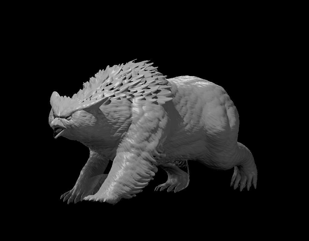 Owlbear Running miniature model for D&D - Dungeons and Dragons, Pathfinder and Tabletop RPGs