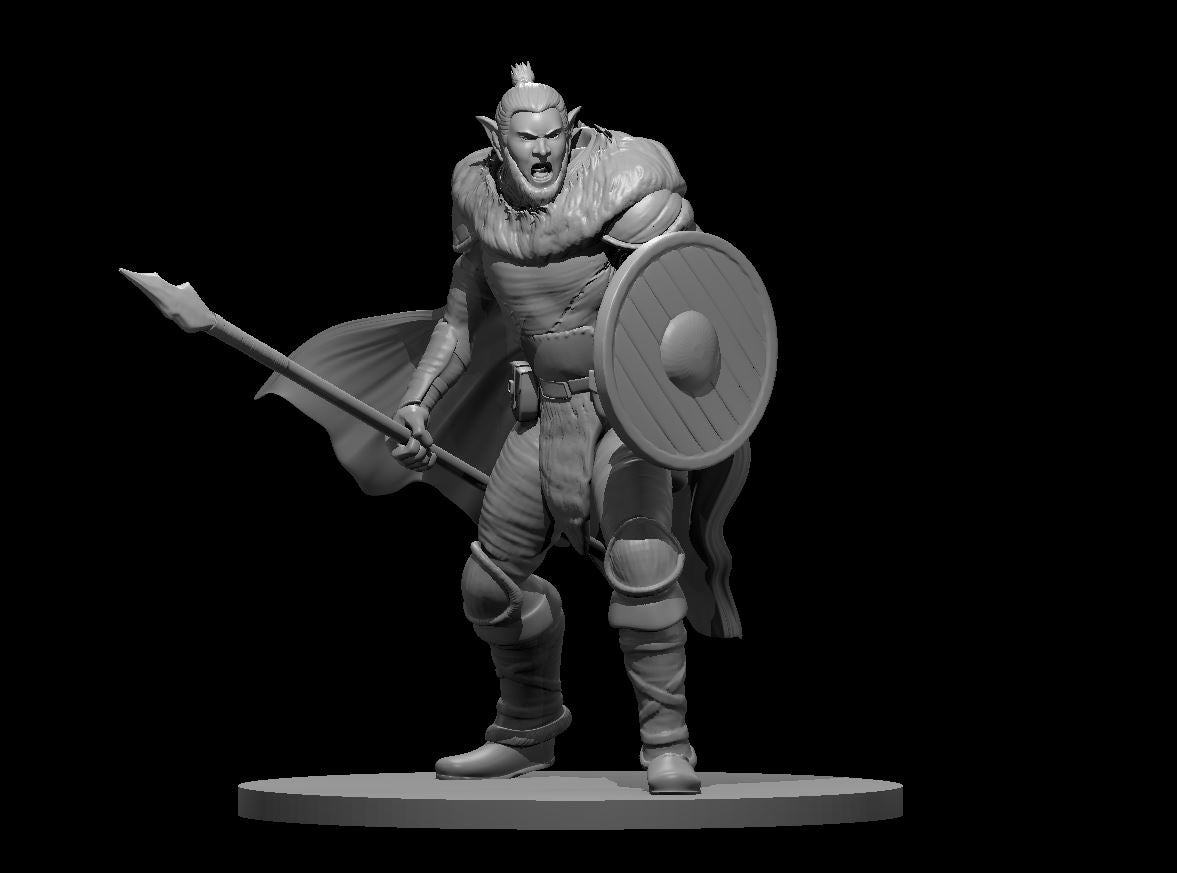 Verbeeg Marauder miniature model for D&D - Dungeons and Dragons, Pathfinder and Tabletop RPGs