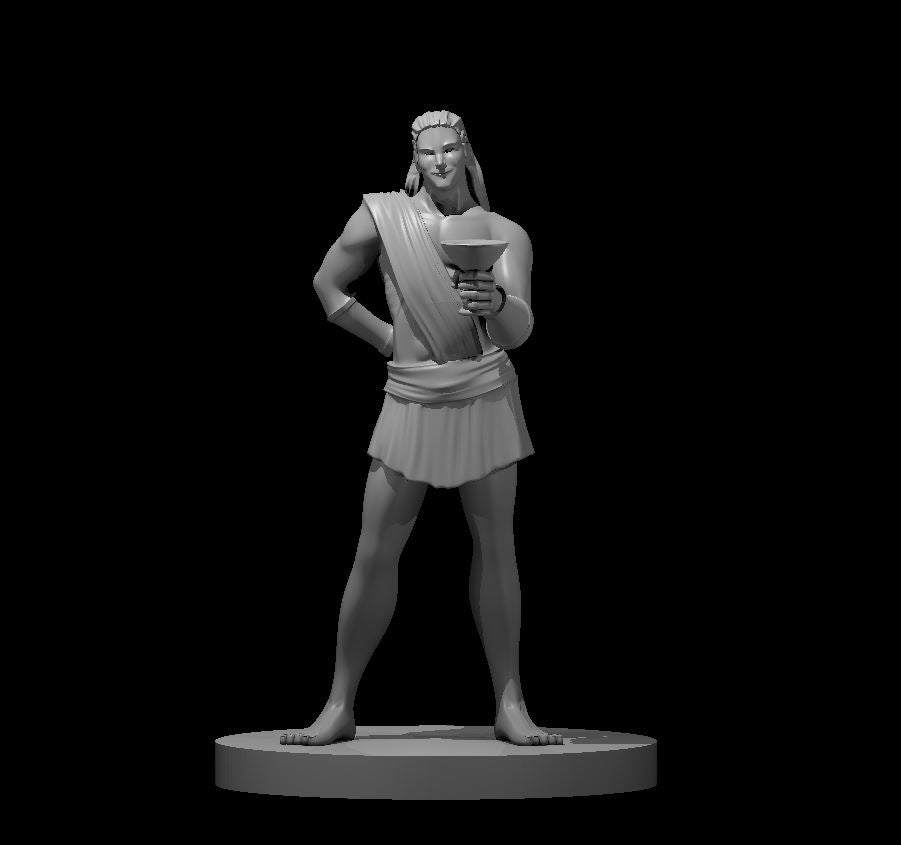 Yuan-Ti Pureblood Male miniature model for D&D - Dungeons and Dragons, Pathfinder and Tabletop RPGs