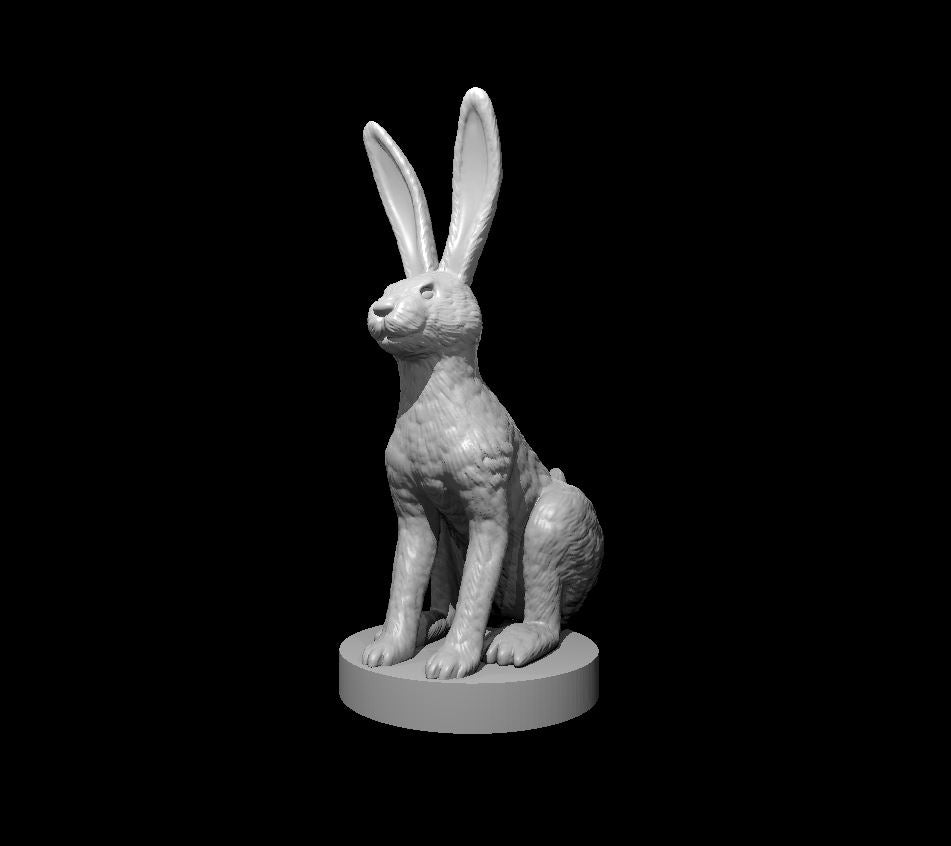 Jack Rabbit miniature model for D&D - Dungeons and Dragons, Pathfinder and Tabletop RPGs