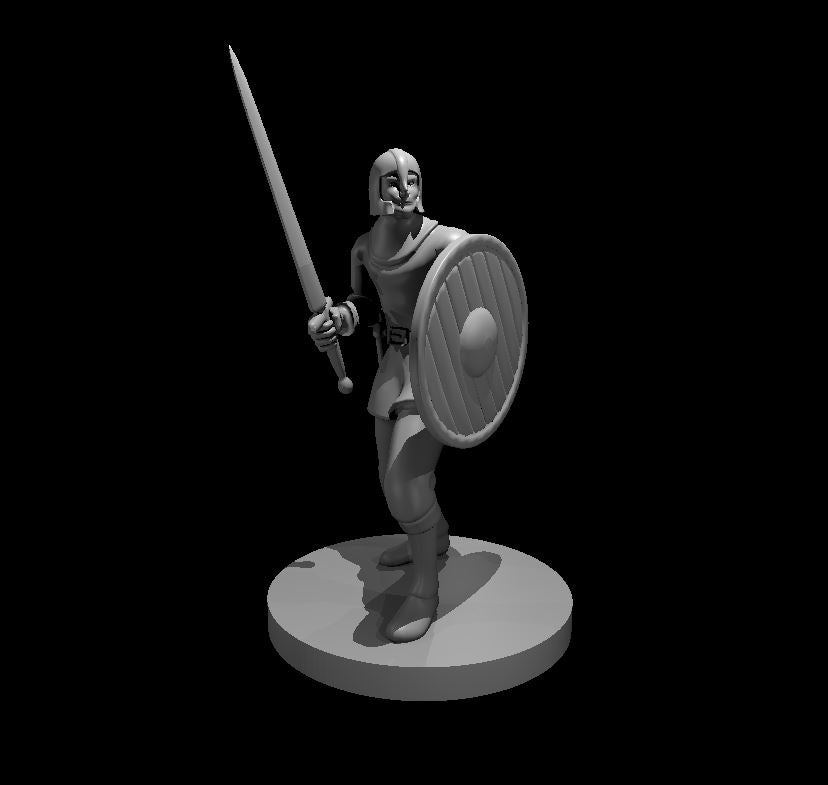 Guard 2 miniature model for D&D - Dungeons and Dragons, Pathfinder and Tabletop RPGs