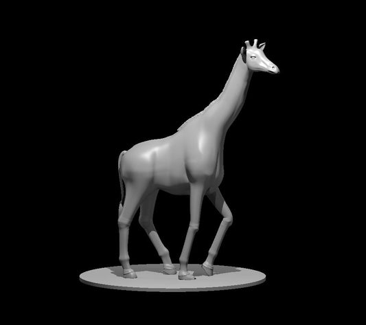 Giraffe miniature model for D&D - Dungeons and Dragons, Pathfinder and Tabletop RPGs