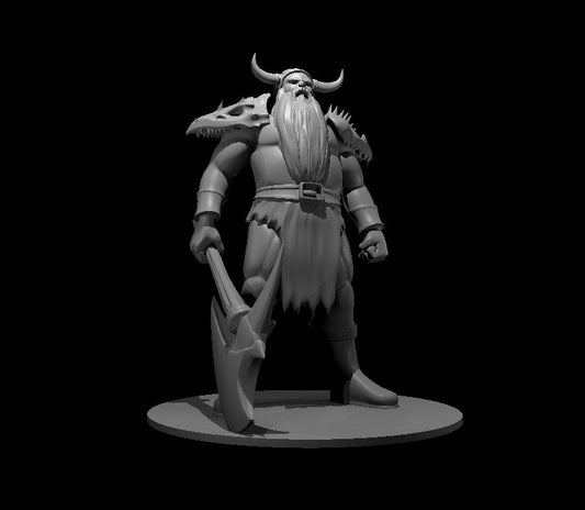 Frost Giant miniature model for D&D - Dungeons and Dragons, Pathfinder and Tabletop RPGs