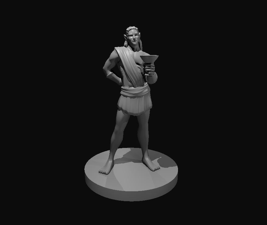 Drow Favored Consort miniature model for D&D - Dungeons and Dragons, Pathfinder and Tabletop RPGs