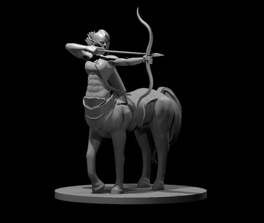 Centaur Female miniature model for D&D - Dungeons and Dragons, Pathfinder and Tabletop RPGs