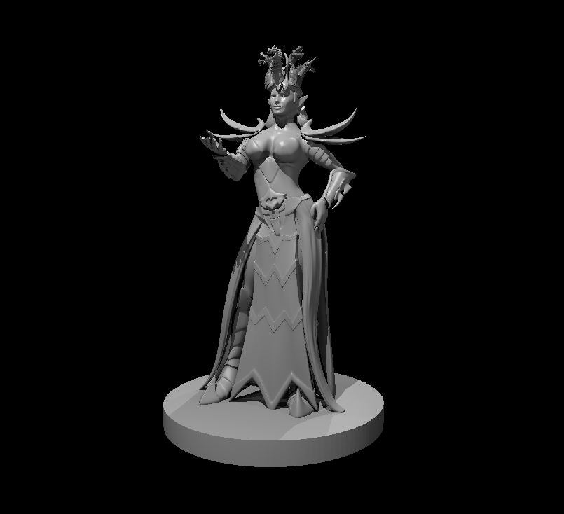 Tiamat Goddess form miniature model for D&D - Dungeons and Dragons, Pathfinder and Tabletop RPGs