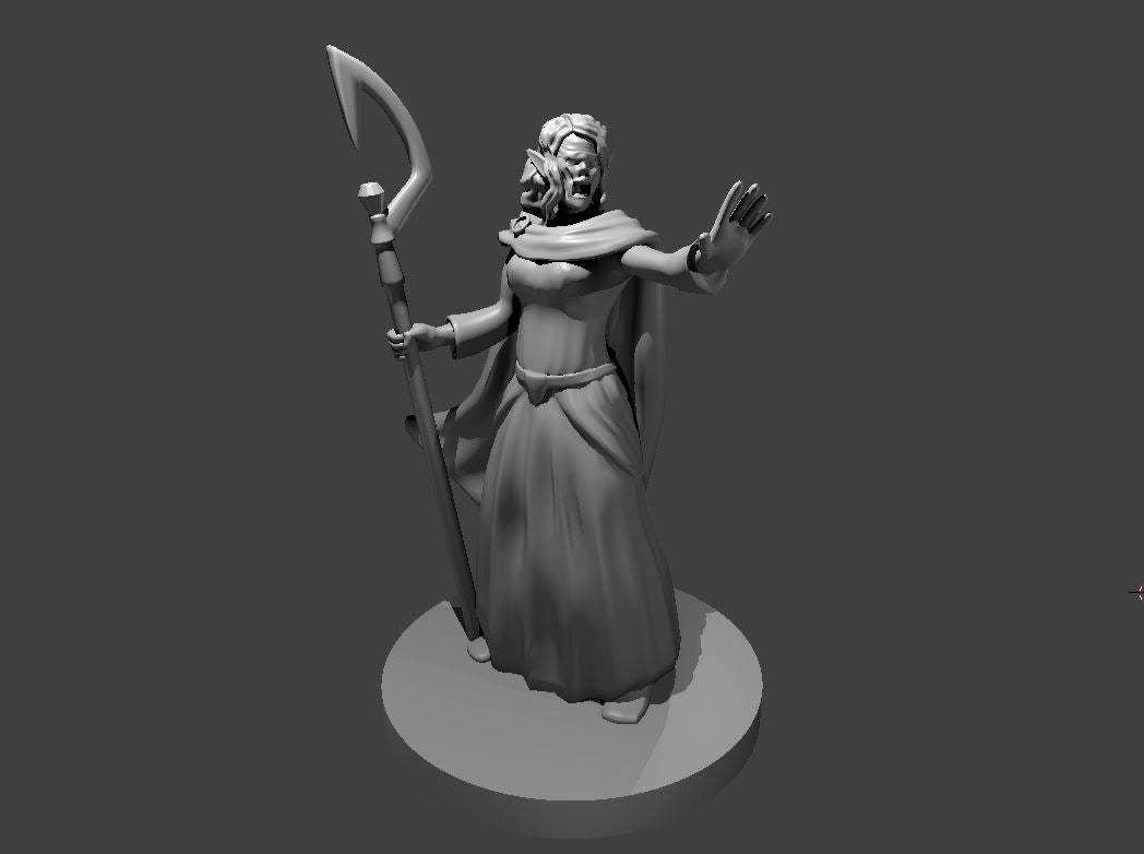 Valindra Undead miniature model for D&D - Dungeons and Dragons, Pathfinder and Tabletop RPGs