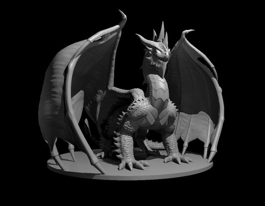 Creation Dragon miniature model for D&D - Dungeons and Dragons, Pathfinder and Tabletop RPGs