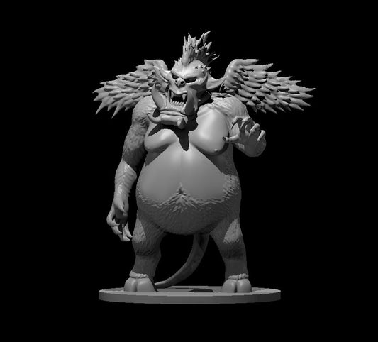 Nalfeshnee miniature model for D&D - Dungeons and Dragons, Pathfinder and Tabletop RPGs