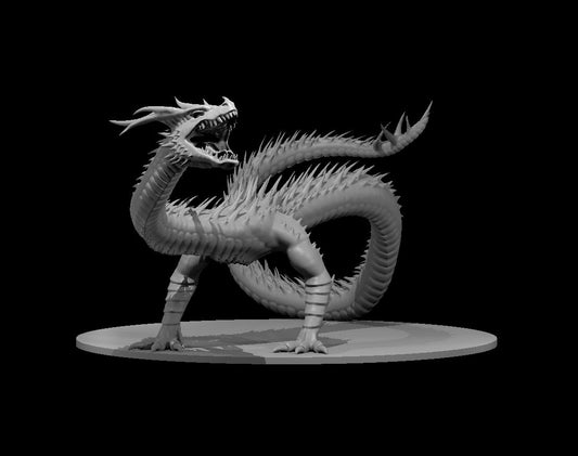 Taiga Linnorm miniature model for D&D - Dungeons and Dragons, Pathfinder and Tabletop RPGs