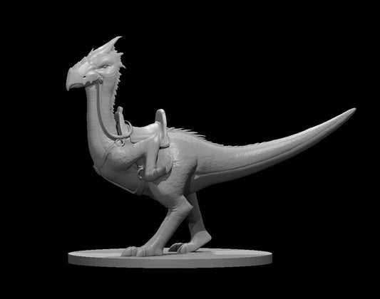 Giant Strider mount miniature model for D&D - Dungeons and Dragons, Pathfinder and Tabletop RPGs