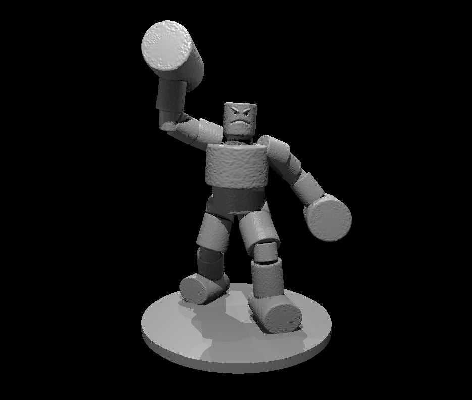 Marshmallow Golem miniature model for D&D - Dungeons and Dragons, Pathfinder and Tabletop RPGs