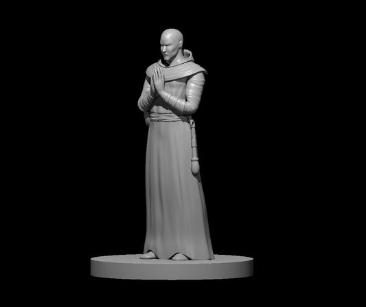 Acolyte Male miniature model for D&D - Dungeons and Dragons, Pathfinder and Tabletop RPGs