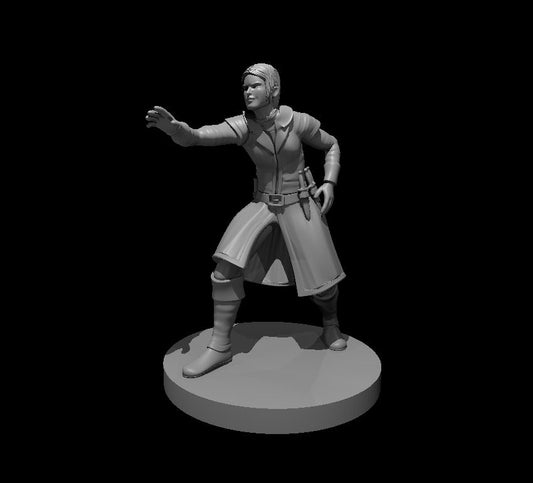 Nine-Fingers Keene miniature model for D&D - Dungeons and Dragons, Pathfinder and Tabletop RPGs