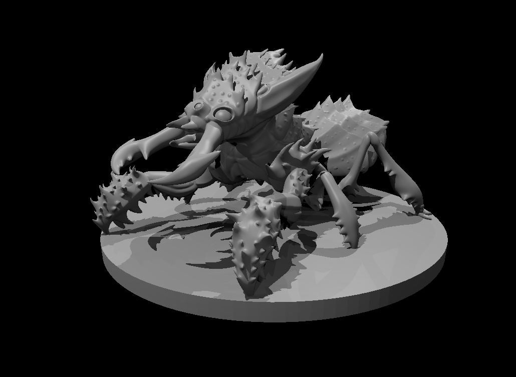 Ankheg Above Ground miniature model for D&D - Dungeons and Dragons, Pathfinder and Tabletop RPGs