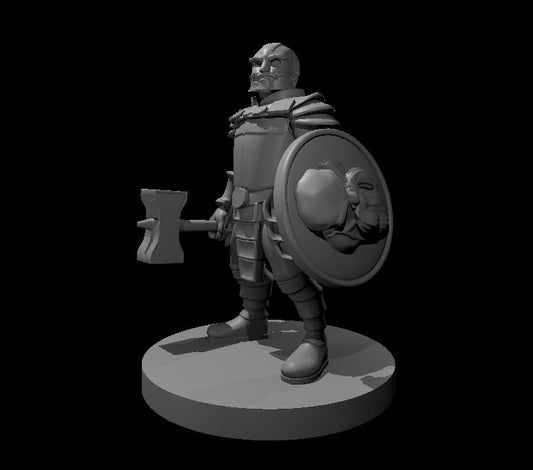 Animated Dwarven Armor miniature model for D&D - Dungeons and Dragons, Pathfinder and Tabletop RPGs