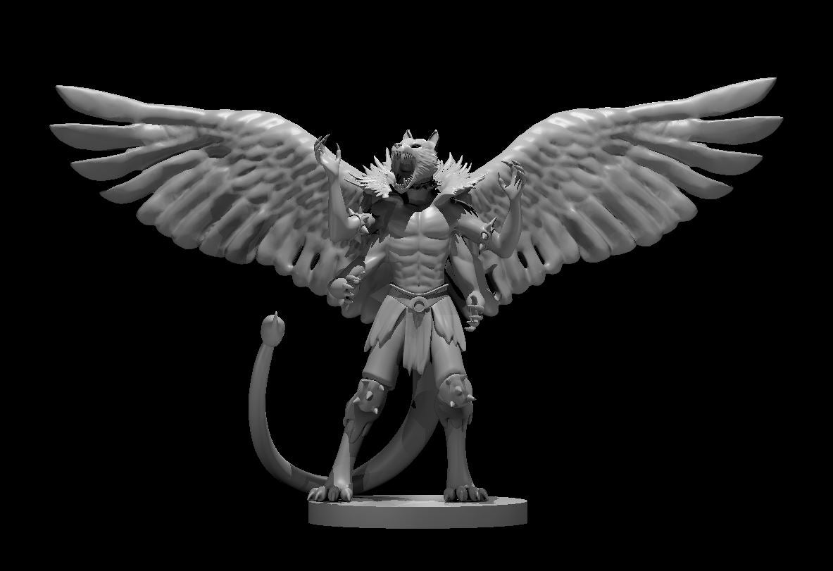 Deathsnatcher miniature model for D&D - Dungeons and Dragons, Pathfinder and Tabletop RPGs