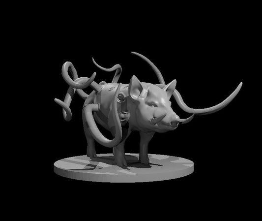 Rift Swine miniature model for D&D - Dungeons and Dragons, Pathfinder and Tabletop RPGs