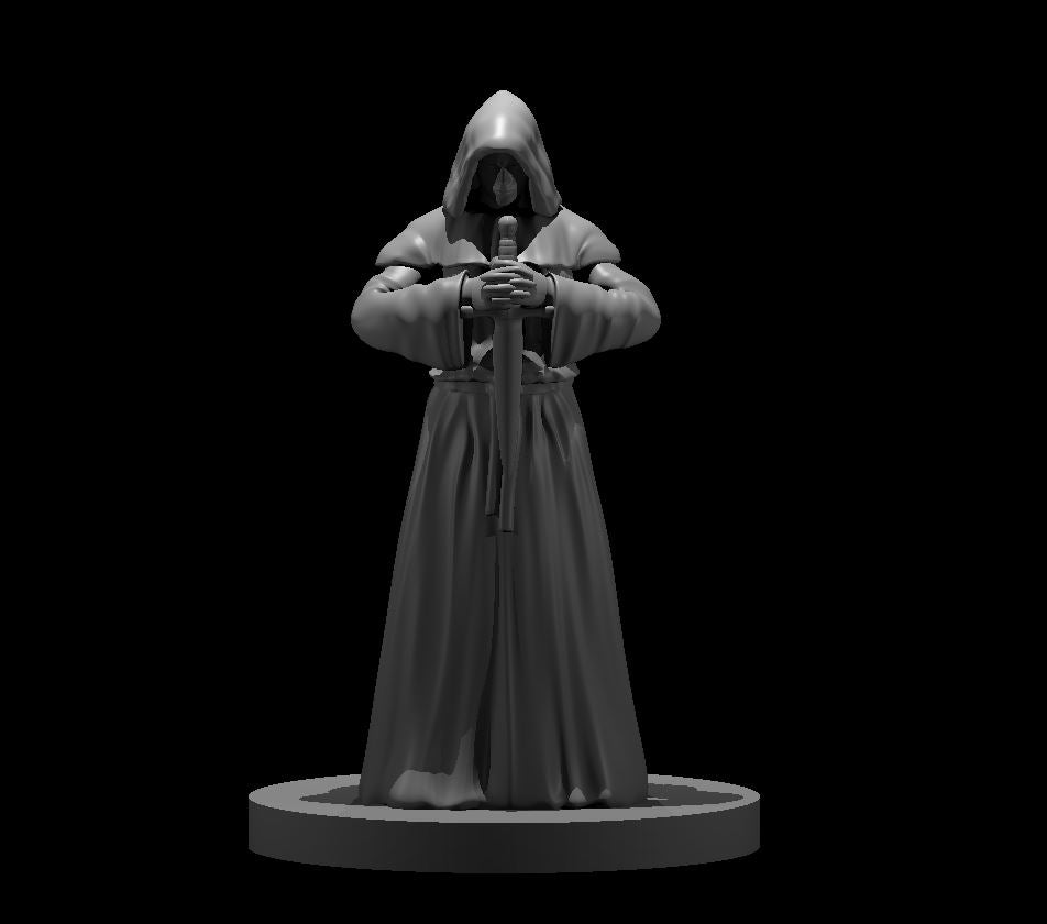 Cultist Female miniature model for D&D - Dungeons and Dragons, Pathfinder and Tabletop RPGs