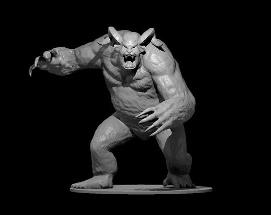 Abominable Yeti miniature model for D&D - Dungeons and Dragons, Pathfinder and Tabletop RPGs